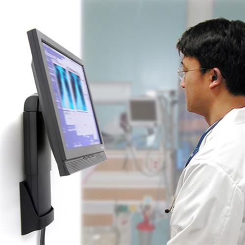Наклонный кронштейн - Neo-Flex® Lift - Ergotron - поворотный / для монитора / медицинский