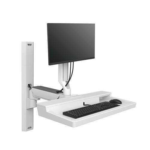 Медицинская информационная рабочая станция - CareFit™ Combo - Ergotron - для медицинских снимков / для лабораторий / с регулируемой высотой
