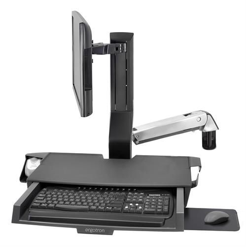 Медицинская информационная рабочая станция - SV Combo - Ergotron - с регулируемой высотой