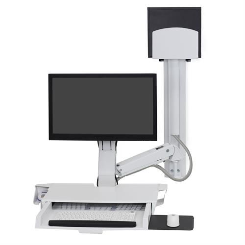 Медицинская информационная рабочая станция - StyleView® Combo - Ergotron - с регулируемой высотой