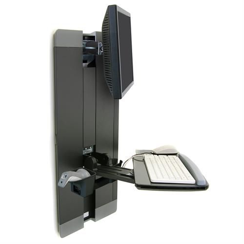 Медицинская информационная рабочая станция - StyleView® Vertical - Ergotron - настенная / с регулируемой высотой / наклонная