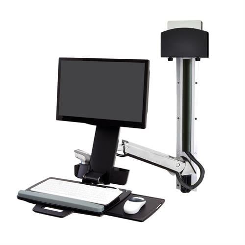 Медицинская информационная рабочая станция - 45-271-026 - Ergotron - с регулируемой высотой / настенная