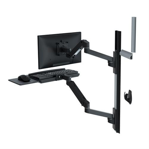 Медицинская информационная рабочая станция - LX Pro - Ergotron - настенная