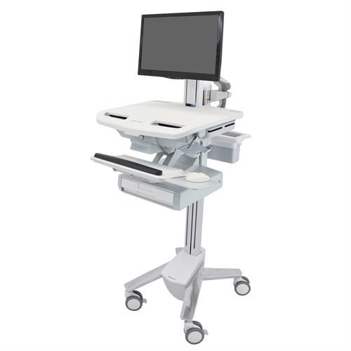 Компьютерная тумба point-of-care - StyleView® - Ergotron - на аккумуляторе / с выдвижным ящиком