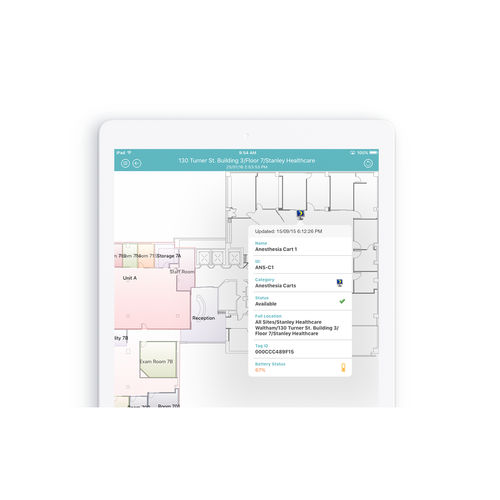 Приложение iOS для мониторинга - MobileView Locator - Securitas Healthcare - медицинское / iOS