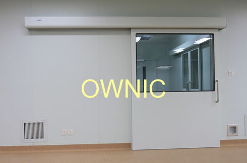 Дверь для операционной - OTDM-1 - OWNIC - раздвижная / из нержавеющей стали / стеклянная