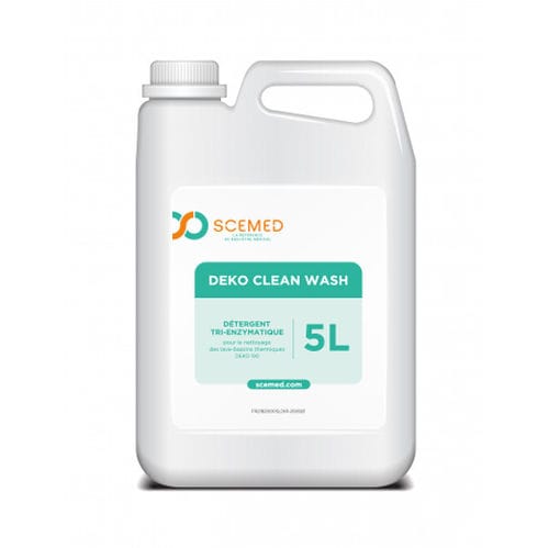 Дезинфицирующее средство для медицинских суден - Deko CleanWash - SCEMED - жидкость / 5000 мл / на основе энзимов