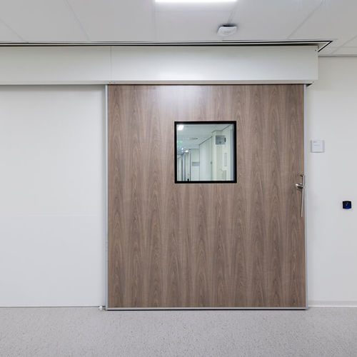 Дверь для радиологической защиты - Medicare EI1 - Metaflex Doors Europe - пламестойкая / с РЧ-экраном / для операционной