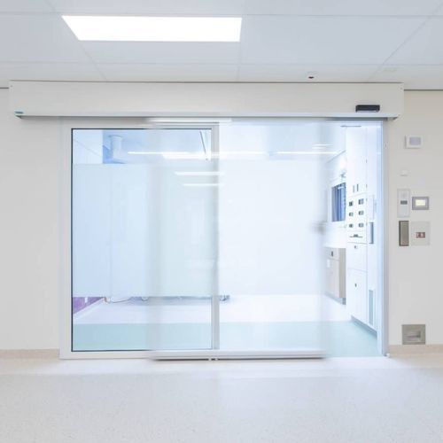 Дверь для больниц - Medicare  - Metaflex Doors Europe - раздвижная / из стекла / автоматическая