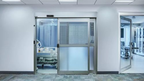 Дверь для больниц - ProCare™ 8300A - Stanley Access Technologies - для интенсивной терапии / раздвижная / автоматическая
