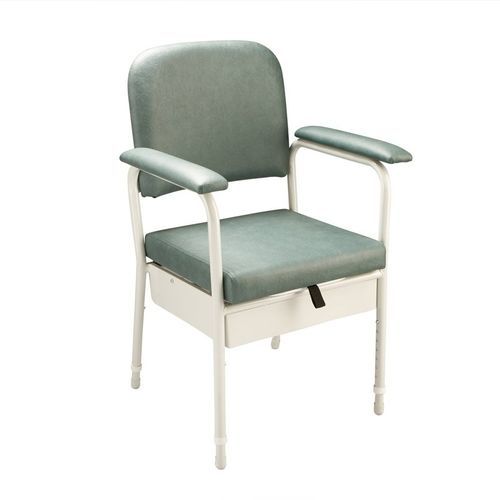 Стул для туалета для лиц с ограниченной подвижностью - DELUXE - Axis Medical and Rehabilitation - с подлокотниками / с ведром / с регулируемой высотой