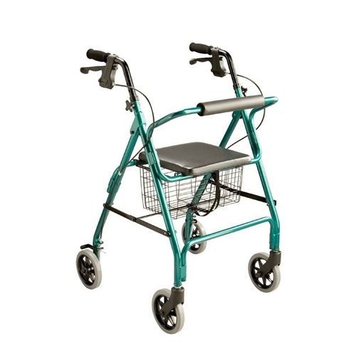 4-колесный ролятор - EXPLORER - Axis Medical and Rehabilitation - с сиденьем / с корзиной / с регулируемой высотой