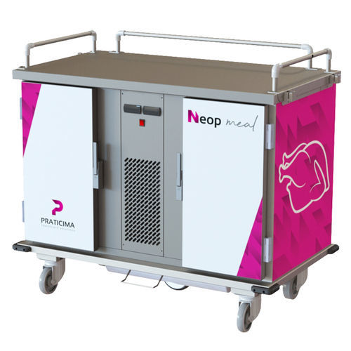 Служебная тележка - Neop meal® - PRATICIMA - для подачи пищи / распределения / из нержавеющей стали