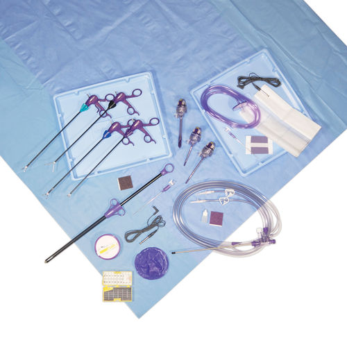 Комплект инструментов для лапароскопической хирургии - Purple Surgical - персонализированный