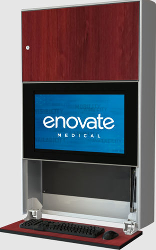 Медицинская информационная рабочая станция - e750 Lite - Enovate - настенная / с регулируемой высотой