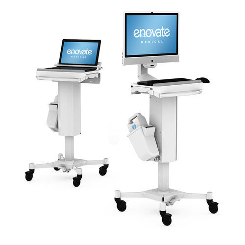 Компьютерная тумба на аккумуляторе - Slimline™ - Enovate - с регулируемой высотой