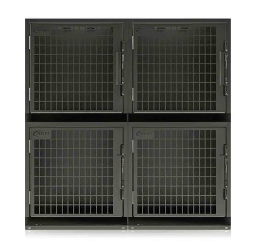 Ветеринарная клетка для собак - Laci - Petlift - 4 отсека / из нержавеющей стали