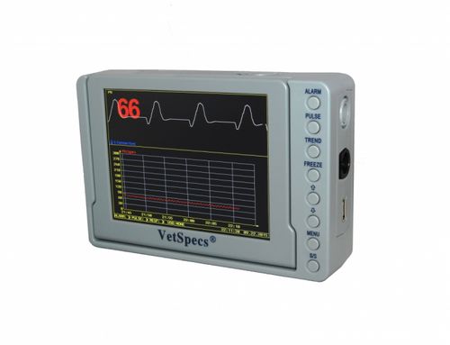 Переносной монитор контроля жизненных функций - VetSpecs® Flex™ PM10 - VetSpecs - для измерения температуры / артериального давления / пульсовой оксиметрии
