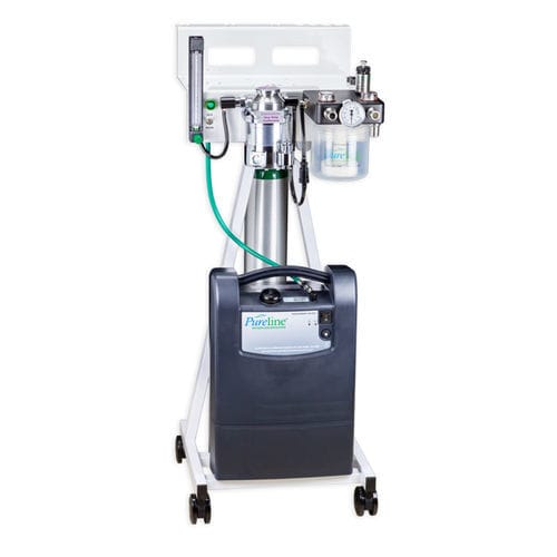 Ветеринарная установка для анестезии на тележке - Pureline® M6000 - Supera Anesthesia Innovations