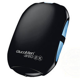 Глюкометр с беспроводной сетью - GlucoMen areo 2K  - Menarini Diagnostics - без кода