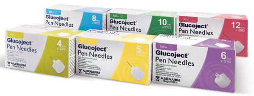 Игла для инъекции инсулина - Glucoject® - Menarini Diagnostics - ручка