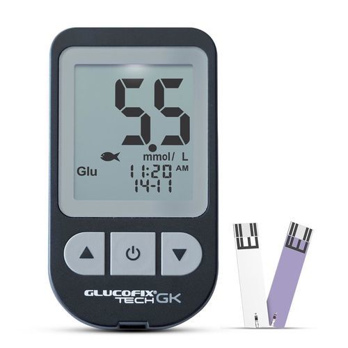 Глюкометр GOD - GLUCOFIX TECH GK - Menarini Diagnostics - c глюкозооксидазой / электрохимический / кетонемия