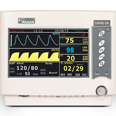 Переносной многопараметрический монитор пациента - Capno SN - Nasan Medical Electronics - частота дыхания / частоты сердечных сокращений / для капнографии