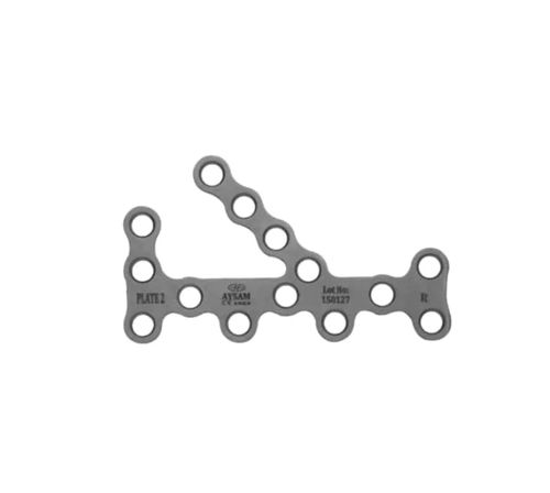 Компрессионная костная пластина для пяточной кости - A598 series - Aysam Orthopaedics - блокируемая / металлическая