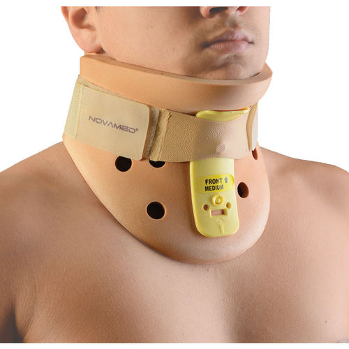 Шейный ортез Филадельфия - 1300 - Novamed Medical Products - D (12 см) / с фиксацией на груди / с защитой подбородка