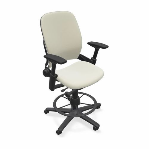 Офисный стул с подлокотниками - Leap - Nurture - Steelcase - на колесиках / с высокой спинкой / с регулируемой высотой