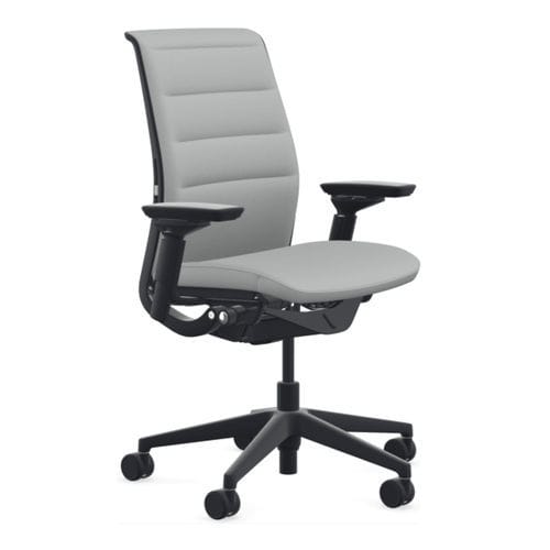 Офисный стул с подлокотниками - Think - Nurture - Steelcase - на колесиках / с регулируемой высотой / эргономичный