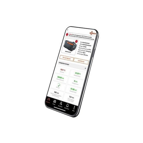 Медицинский мобильное приложение - Busch Vacuum Solutions - для мониторинга