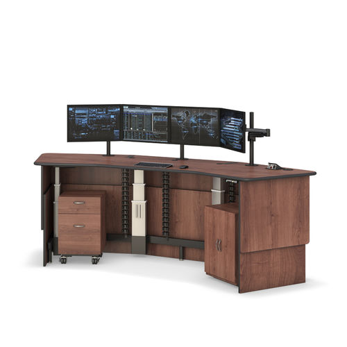 Медицинская информационная рабочая станция - CONSOLE_10830-01 - AFC Industries - для рентгенологии / с регулируемой высотой
