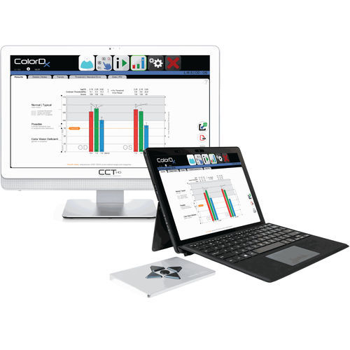 Приложение iOS для диагностики - ColorDx® CCT HD® - Konan Medical USA - испытательное / для офтальмологии / для планшетного ПК