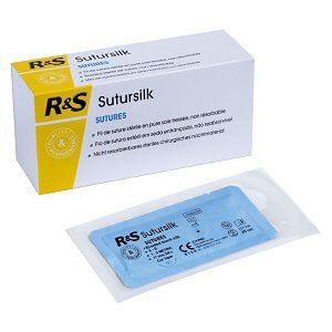 Шовный материал нерассасывающийся - SuturSilk - R&S - для челюстно-лицевой хирургии / 4-0 / 3-0