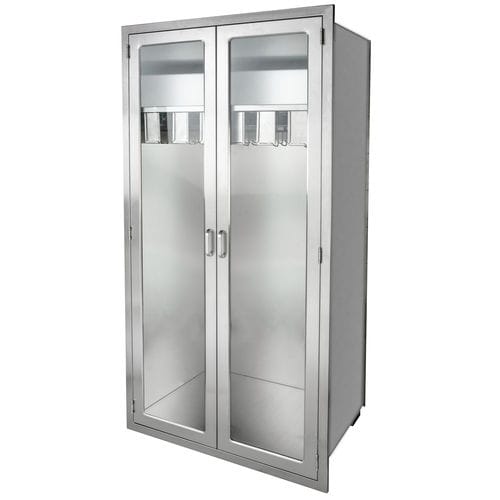 Шкаф с катетером - SC2-WH-D  - Continental Metal Products - для больниц / с дверью / модульный