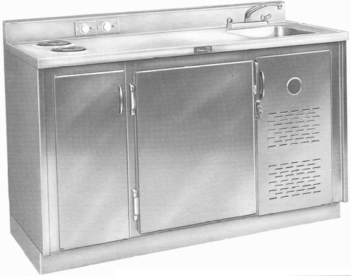 Шкаф с охлаждением - RS - Continental Metal Products - резервный / для больниц / с раковиной