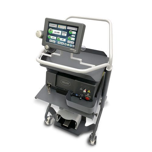 Медицинская тележка - SMART Cart for LIGHTLas 532/577/810 Lasers - LIGHTMED Corporation - для медицинских приборов / транспортная / с полкой