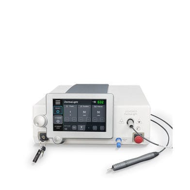 Лазер для дерматологии - DermaLight Laser with 1mm Handpiece - LIGHTMED Corporation - для лечения акне / для сосудистых заболеваний / для лечения варикоза