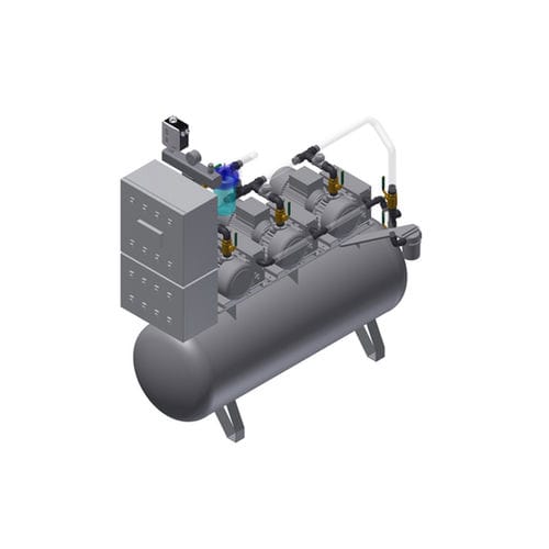 Медицинский вакуумный насос - MEDEVICE 3×28 PBO - Bgs General Srl - лопастный / со смазкой