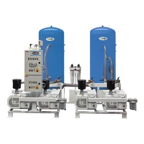 Медицинский вакуумный насос - MEDEVICE 4×340 PBO - Bgs General Srl - с ручным управлением / лопастный / со смазкой