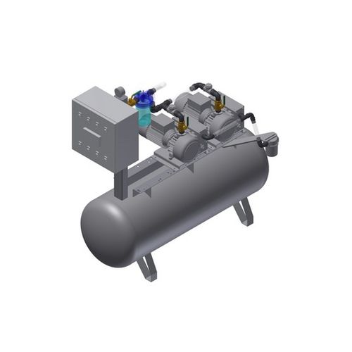 Медицинская система вакуумирования - MEDEVICE 2X28 PBO - Bgs General Srl - лопастная / со смазкой