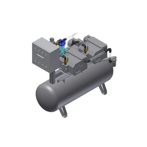 Медицинский вакуумный насос - MEDEVICE 2X41 PBO - Bgs General Srl - лопастный / со смазкой