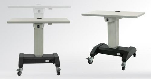 Электрический вспомогательный столик - Atlas H-Base  - S4OPTIK - на роликах / с регулируемой высотой