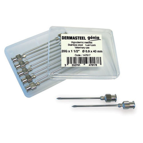 Ветеринарная игла - DERMASTEEL - Génia - для подкожных инъекций / многоразовая / 18G