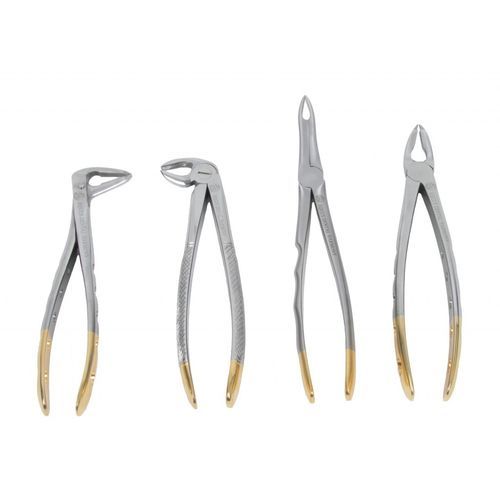 Зажим для ветеринарии - DAV-LDL04 - Equus Dental - для удаления зубов / прямой / из нержавеющей стали