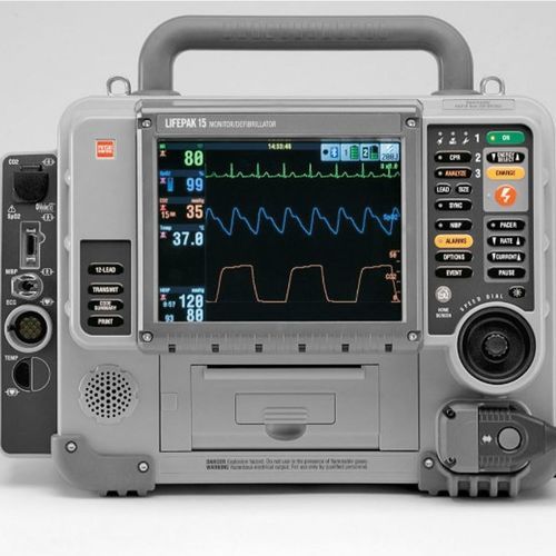 Полуавтоматический внешний дефибриллятор - LIFEPAK® 15 - Stryker Emergency Care - Bluetooth / с монитором ЭКГ / с монитором SpO2