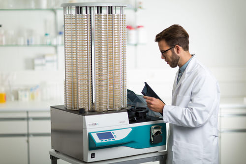Распределитель сред для лабораторий - MEDIAJET - Integra Biosciences AG - для чашек Петри / настольный / компактный