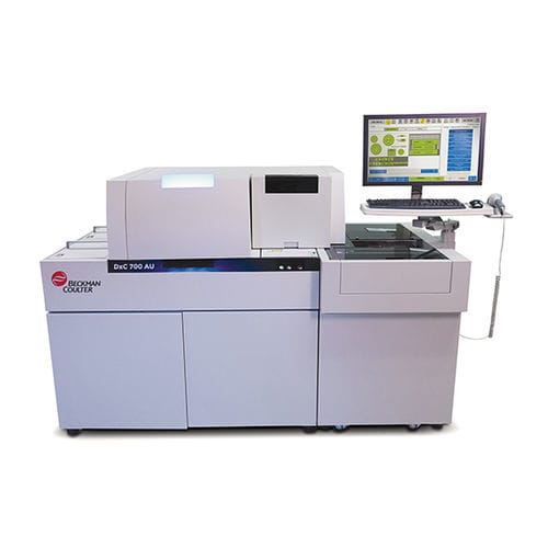 Автоматический биохимический анализатор - DxC 700 AU - Beckman Coulter - настольный / с ISE / лабораторный