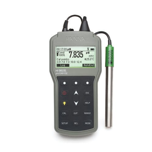 РН-метр для лабораторий - HI98191 - HANNA Instruments - переносной / герметичный